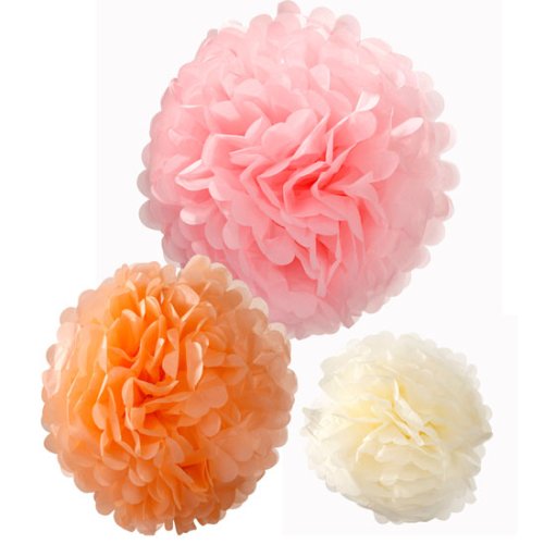 Pom poms "ljusrosa"